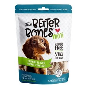 Os Better Bones Zeus, arôme d’amande, mini, paquet de 24