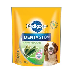 Dentastix pour chien de moyenne race, saveur fraîche – Pedigree