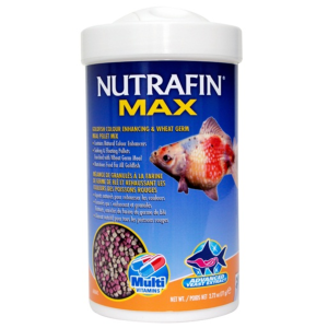Granulés Nutrafin Max à la farine de blé rehaussant les couleurs des poissons rouges