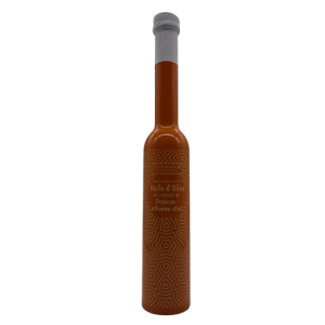 Savor & Sens Tradition Préparation culinaire à base d’Huile d’Olive aux saveurs de Poivron & Pointe d’Ail 20cl