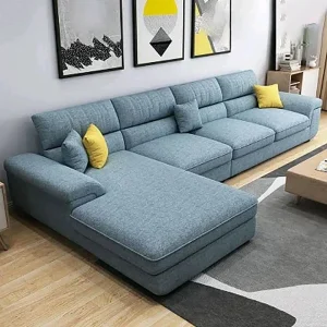 Canapé d’angle en forme de L 5 places – Couleurs divers – Sur commande délai: 15jours