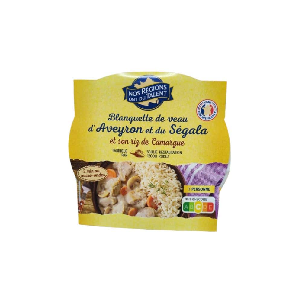 Blanquette de veau d’Aveyron et du Segala NOS REGIONS ONT DU TALENT 300g